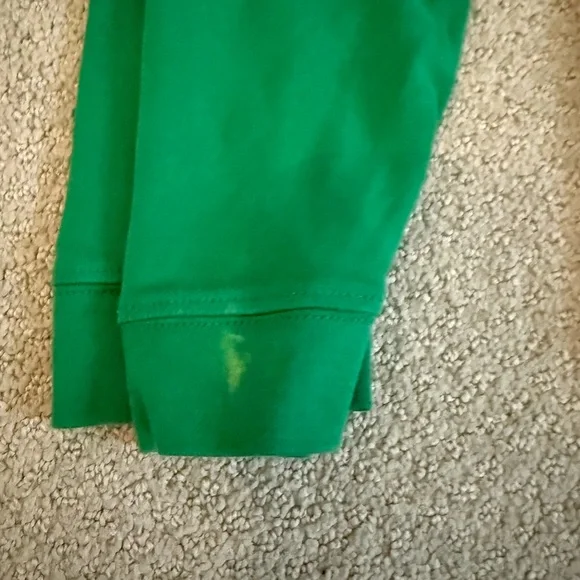 Primary Green and Blue Kids Unisex Pajama Sets (2) 100% Organic Cotton - Size 6 - Picture 2 of 10